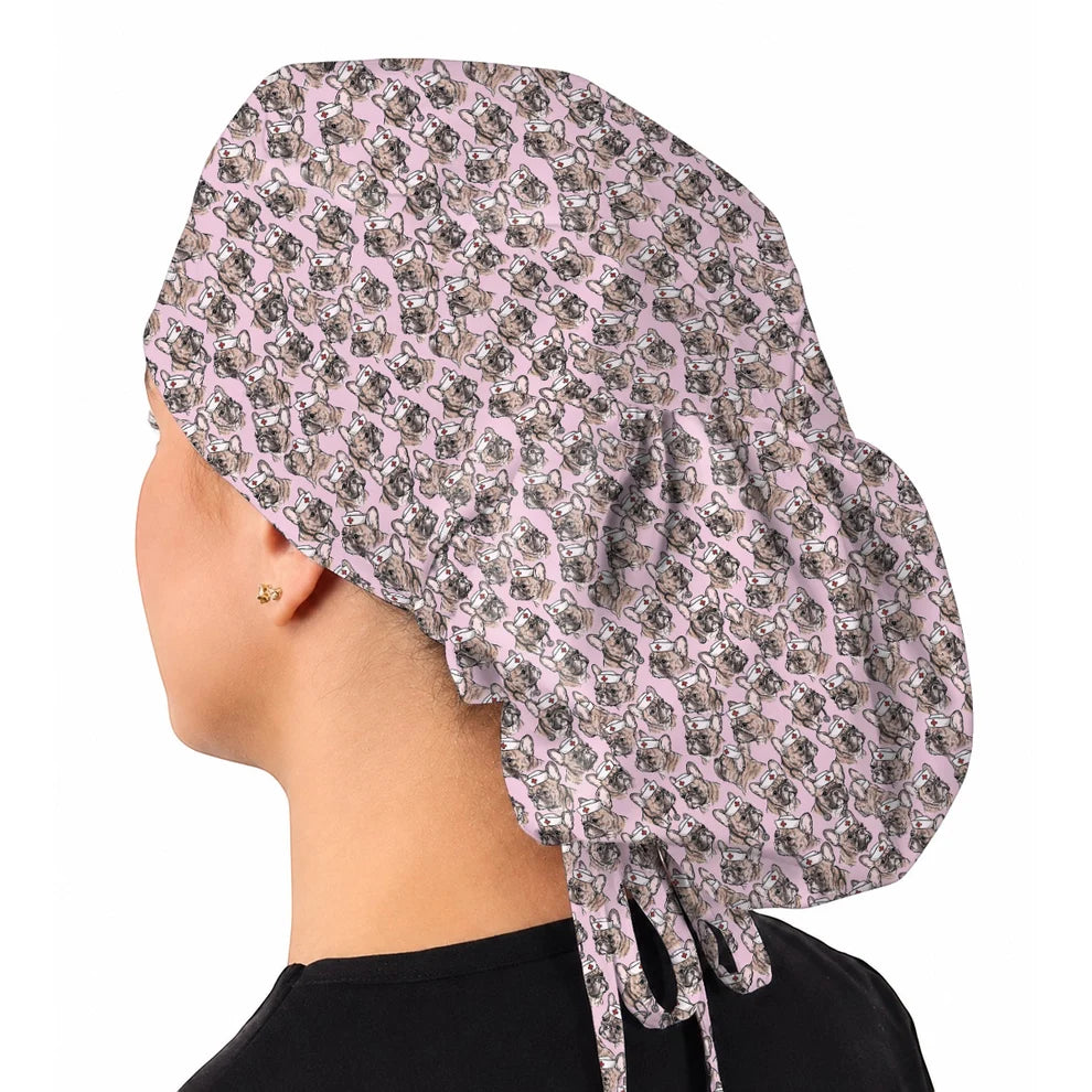 French Bulldog Nurse Scrub Cap, Cute Frenchie Medical Pattern Scrubs, Dog Lover Gift for Nurses & Healthcare Workers Regular price$32.49 USD Sale price$25.99 USDSale (Copy)