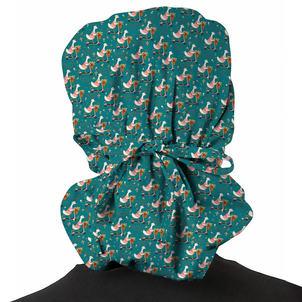 Praise The Lord Goose Scrub Cap, Christian Nurse Scrub Caps, Faith Inspired Gift For Nurses