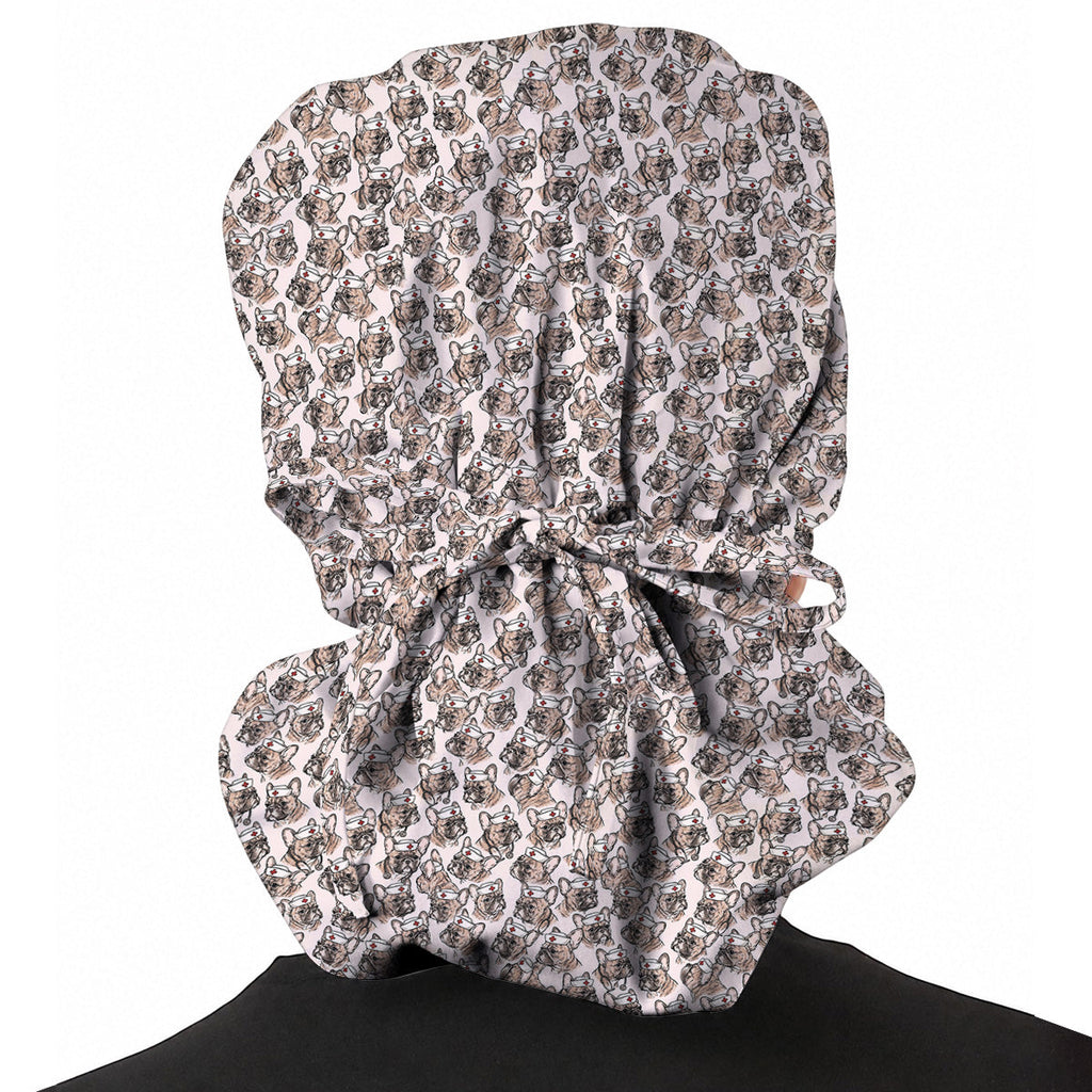 French Bulldog Nurse Scrub Cap, Cute Frenchie Medical Pattern Scrubs, Dog Lover Gift for Nurses & Healthcare Workers Regular price$32.49 USD Sale price$25.99 USDSale (Copy)