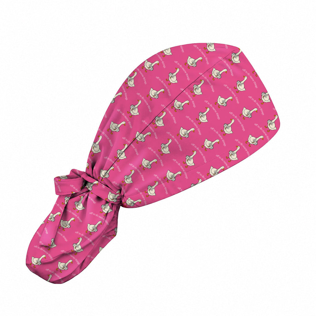 Off To Do Nurse Things Goose Scrub Cap, Funny Goose Nurse Caps, Cute Medical Scrubs For Nurses